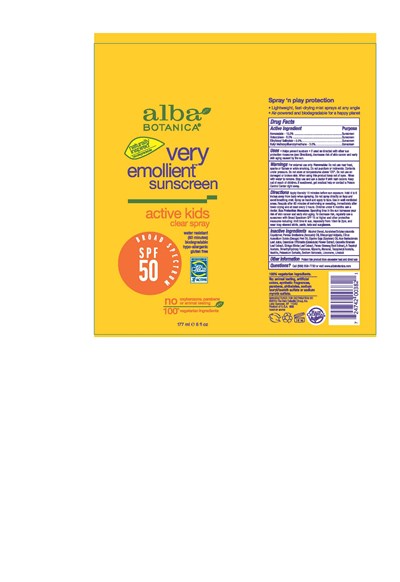 Can Label (Al0038200 Alba Ve Sunscreen Kids Spray Spf50 Can Label)